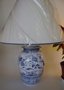 Potiche Blue Lamp